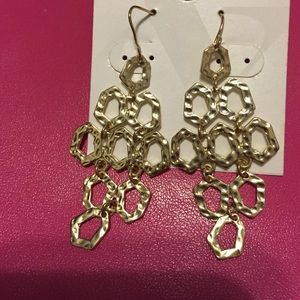 Gold Fashion Earrings